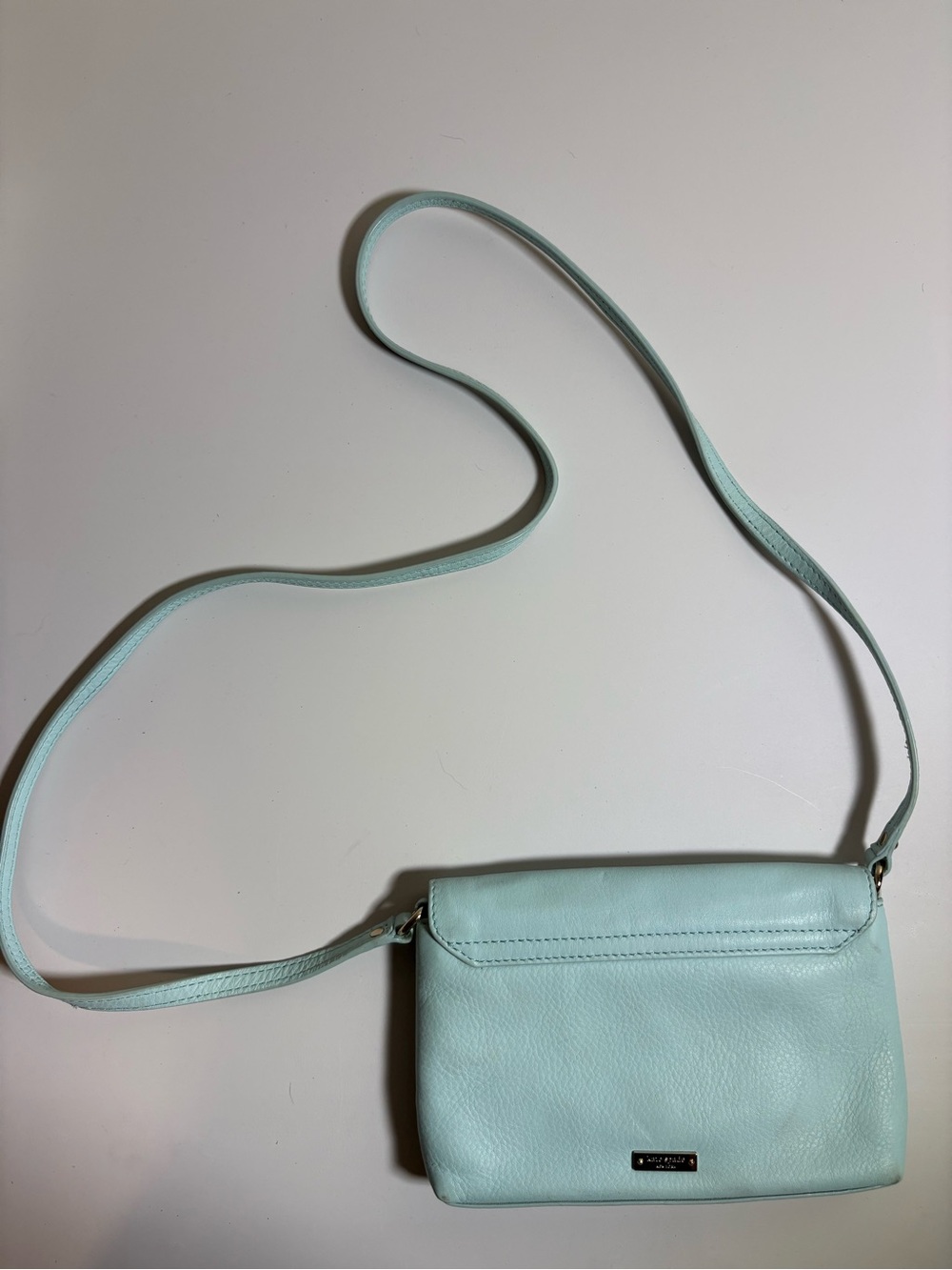 Kate Spade Light Mint Crossbody Bag with Flap - Sleek Everyday Carry